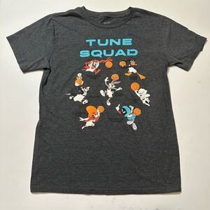 Space Jam Short Sleeve Gray T-shirt | Youth Size 2XL